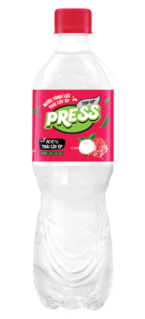 Energy Drink - Lychee Fruit Juice TOP UP PRESS